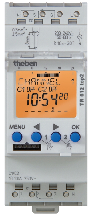 Недельный таймер Ostberg TR 612